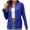 Dark Blue, variant on Posijego Womens Open Front Blazer Lightweight Long Sleeve Casual Cardigan Work Office Jacket with Pockets