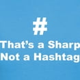 thumbnail image 3 of CafePress - Sharp Not Hashtag T Shirt - Women's Traditional Fit Dark T-Shirt, 3 of 4