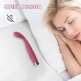 thumbnail image 4 of TLUDA G-Spot Clitoral Vibrator, Curved Vibrating Massage Wand Gift for Women, 7 Vibration Modes, Red, 4 of 8