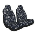 thumbnail image 2 of Naloa Retro Flower Car Seat Covers 2PCs Front Car Seat Covers Universal fit for Most Cars SUVs and Trucks - 2 PCS, 2 of 5