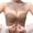 Coffee, variant on Front Closure Bras for Women Pure Color Convertible Straps Lightweight Breathable Bandeau Bras Trendy Soft Support Push up Full Coverage Bralettes White M
