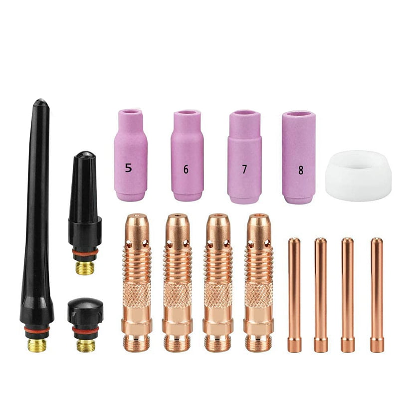 Welding plasma Nozzle TIG With Heat Cup Kit WP17/18/26 2.4mm Accessories Durable 