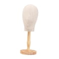 thumbnail image 2 of TOOYFUL Mannequin Head Model Hat Display Stand Height 56cm Multifunctional Head Wooden Support for Barbershop Practical B, 2 of 10