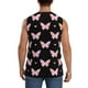 thumbnail image 4 of Fotbe Gradient Butterfly Men's Camiseta sin Mangas Estampada para Hombres, Playera Casual para Gimnasio, Entrenamiento, Playa-3X-Large, 4 of 7