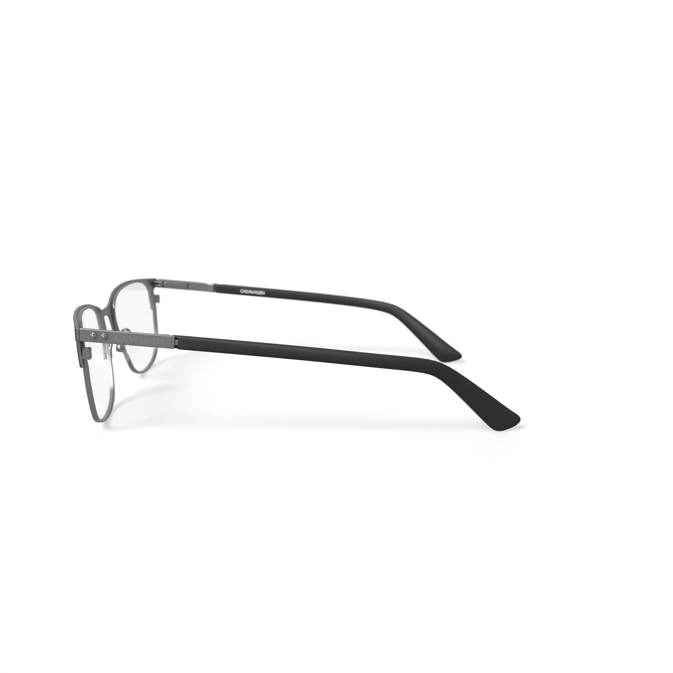 Calvin Klein Men's CK19312G Prescription Eyeglasses with Case, Matte Grey