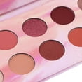 thumbnail image 3 of Cosméticos De s De Ojos - De Maquillaje Altamente Pigmentada - Caja Organizadora De s De Ojos De 10 Colores Con Espejo - Desnudo Y Rosa cálida de Yinane Paleta de sombras de ojos mate, 3 of 8
