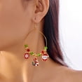 thumbnail image 6 of SPEKSEE Christmas Earrings For Women Christmas Dangle Earrings Holiday Earrings Christmas Tree Wreath Christmas Bow Jingle Ball Earrings Christmas Jewelry Decorations, 6 of 6