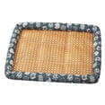 thumbnail image 2 of Ice Rattan Cooling Bed for Cats Dogs, Summer Cooling Pet Mat Ice Pad Sleeping Mats, Pet Ice Pad Mat Pet Cooling Mat, Cool Pad Cushion Dog Cat Puppy Blanket Pet Self Cooling Pad (E, 24*18*2in), 2 of 4