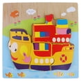 thumbnail image 2 of Rompecabezas de madera Montessori con animales en 3D para niños, 2 of 7