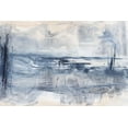 thumbnail image 2 of Woods, Maya 14x11 Gold Ornate Wood Framed with Double Matting Museum Art Print Titled - Still Blue Water II, 2 of 4