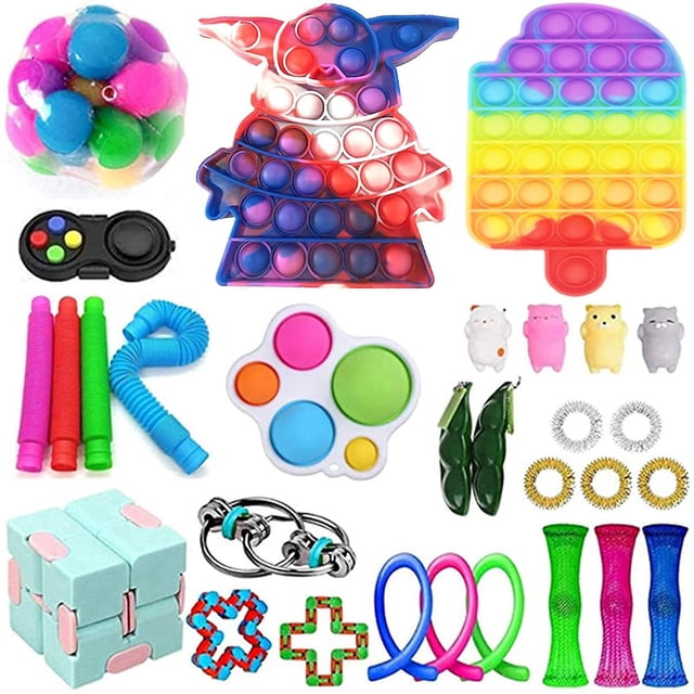 Juguete sensorial Push Bubble Fidget para aliviar el estrés del autismo