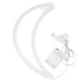 thumbnail image 5 of Moon Neon Sign Light Bedroom Party Bar Decor Lamp USB/Battery Powered Pink MF, 5 of 8