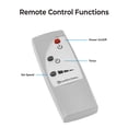 thumbnail image 5 of Ventilador de pie oscilante Comfort Zone de 18 pulgadas con control remoto, 5 of 5