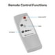 thumbnail image 5 of Ventilador de pie oscilante Comfort Zone de 18 pulgadas con control remoto, 5 of 5