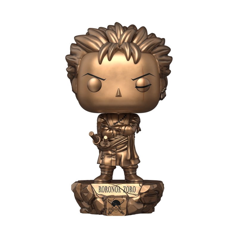 Roronoa Zoro Statue Bronze Funko Pop! Plus One Piece 25th - Exclusive Vinyl Figure #1901 with Box