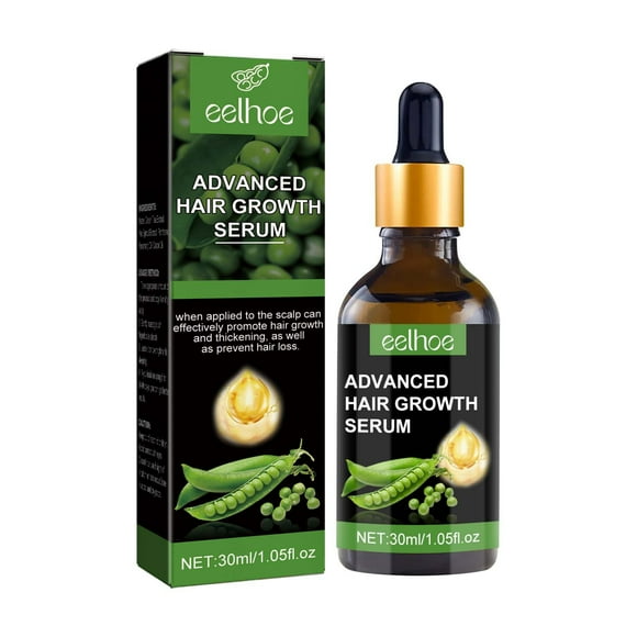 Suero avanzado para el crecimiento del cabello. Promueve, hidrata, fortalece el cabello y nutre el cuero cabelludo. Para hombres y mujeres. 30 ml de aceites esenciales.