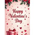 thumbnail image 4 of Valentine's Day Party Decoration Backdrop with Red Roses and Gift Box Background Hearts Banner Holiday Event Background Photo Props Romance, 4 of 4