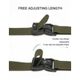 thumbnail image 2 of Fabio Valenti Men Belt, Belt,1.5 inch Stretch Nylon Golf Belt with Heavy Duty Seatbelt Buckle, 2 of 4