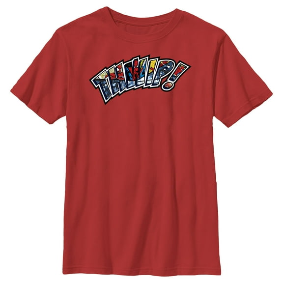 Boy's Marvel Spider-Man Beyond Amazing THWIP SPIDEY PANELS T-Shirt