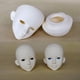 thumbnail image 4 of Molde de cabeza y cara BJD 1/3 con ojos 3D, piezas de cuerpo de repuesto para muñecas. Ojos azules, 4 of 9
