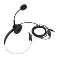 thumbnail image 1 of Business Headset, Adjustable Volume Single Ear Customer Service Headphone Lightweight 3.5mm With Mic For Home, 1 of 8