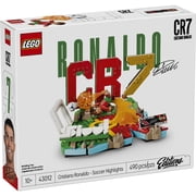 LEGO Editions Cristiano Ronaldo – Soccer Highlights - Building Set for Boys & Girls, Ages 10+ Fathers Day Gift - Kids Bedroom or Shelf Decor W/ Plaque - 43012