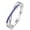 09-sapphire-Sept, variant on Stackable Ring 925 Sterling Silver X Criss Cross Rings for Women Eternity Band Birthstone Created Sapphire for Jewelry Gift Size 9