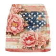 thumbnail image 4 of Gamivast 4Th Of July Skort for Women High Waisted Athletic Skirt with Shorts Tummy Control Flag Graphic Tennis Golf Skirt Stretchy Workout Running Skort with Inner Shorts, 4 of 6