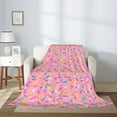 thumbnail image 2 of Sikiie Donut Cozy Flannel Fleece Throw Blanket: Lightweight & Thick for All Seasons - Perfect for Women, Men, & Kids"80"x60", 2 of 6