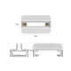 thumbnail image 4 of Soporte ajustable jinwen compacto vertical Plata, 4 of 5