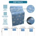 thumbnail image 6 of Christmas Sky Blue Table Runner 90 Inches Long Farmhouse Dress Scarves, Xmas Snowflakes Winter Minimalist Dining Tablerunner for Coffee Table/Kitchen Island/Party Décor, 13" x 90", 6 of 8