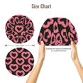 thumbnail image 2 of Love Donut Print Silk Bonnet for Sleeping Women/Men, Adjustable Elastic Satin Bonnet Bonnet for Sleeping, Soft Similar Silk Curly Hair Bonnet for Sleeping, 2 of 7