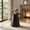 Black, variant on 31.5" Round Dining Table Kitchen Table for 2-4 People, Wood Dinning Room Tables with Pedestal Base, Farmhouse Round Space Saving Dinner Tables for Kitchen, Dining Room