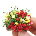 thumbnail image 5 of Weloille Mini Flowers Miniature Dollhouse, Plants Model Figure 1/12 Scale Doll House Mini Garden Decorations Fake Flowers for Pot Fake Potted Flowers for Kids, 5 of 8