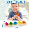 Montessori Toys Gift for 1 2 3 4 Years Old, Wooden Sorting & Stacking