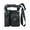 Black, variant on Fishing Backpack for Outdoors Multifunctional Storage Sling Backpack with Bottle Holder Lightweight Convenient for Teens and Adults