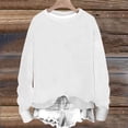 thumbnail image 2 of UAMVSH Crewneck Sweatshirts Women Oversized Casual Long Sleeve Ribbed Knit Tops Comfy Soft Loose Fit Pullover Shirts Fall Outfits, 2 of 5