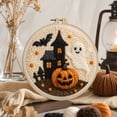 thumbnail image 4 of Punch Needle Kit for Beginners with Wooden Hoop and Yarn, Halloween Embroidery Kit for Home Decor, Spooky Halloween Decor 1 Set, 4 of 5