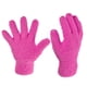 thumbnail image 4 of Guantes de limpieza Uxcell, mitones de microfibra, rojo rosa, 2 pares, 4 of 5