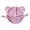 Pink, variant on PATLOLLAV 1 Pcs Cute Plastic Suction Bowl Complementary Compartment Divided for Picky Eaters Kids Weaning Supplies