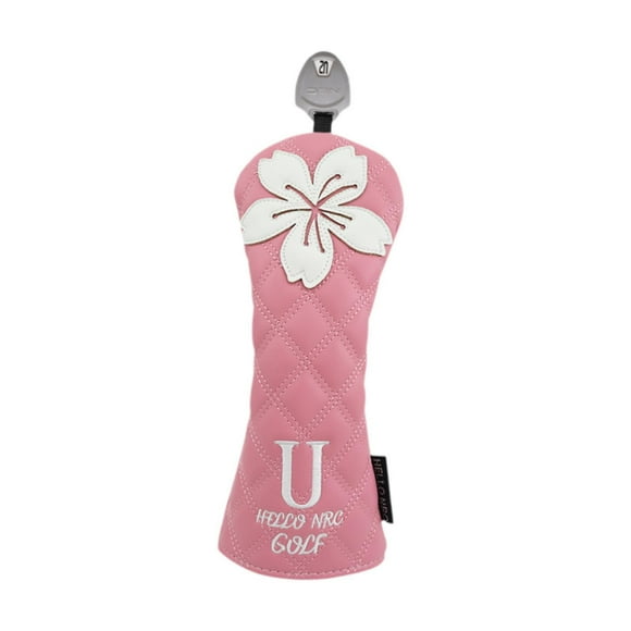 Youkk Housse de Tête de Golf pour Club de Golf Équipement de Golfeur Doublure Douce Manchon Protecteur Rose Dr UT Rose
