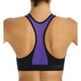 thumbnail image 4 of Calvin Klein Women's Flex Motion Racerback Sports Bra, Indigo \ Black,M - US, 4 of 4