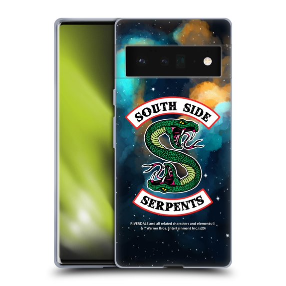 Head Case Designs Officially Licensed Riverdale South Side Serpents Nebula Logo 2 Soft Gel Case Compatible with Google Pixel 6 Pro