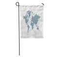 thumbnail image 1 of NUDECOR Blue World Word Map Black White Abstract Collection Communication Garden Flag Decorative Flag House Banner 28x40 inch, 1 of 2