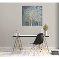 thumbnail image 3 of Arte de la pared Decoración de árbol azul blanco pintura abstracta moderna en lienzo impresiones imágenes ilustraciones decoración del hogar para cocina sala de estar comedor Ormromra CZJJ-ST105, 3 of 3