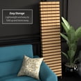 thumbnail image 5 of Oriental Furniture 6 ft. Tall Two Tone Natural Fiber Room Divider - 4 Panel, 5 of 7