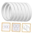 thumbnail image 3 of Minkissy Rubber Pool Tire 6Pcs for Pool Cleaning Equipment Enhanced Traction 7.1X7.1X1In, 3 of 8