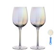 thumbnail image 1 of Modern rainbow wine glass set compatible serving white wine 2 pieces_Gift Of G, 1 of 5
