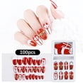 thumbnail image 3 of Vogacara 1 Juego de uñas sin pegamento de longitud media estilo cuadrado prensa mate en envolturas de cobertura completa suministros de salón kit de Juegos de manicura Nueve Vogacara CE011881-09B, 3 of 6