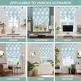 thumbnail image 6 of Tie Up Curtains for Windows Blue Daisy Valance Adjustable Balloon Curtain Spring Floral Tie Up Shades for Kitchen Living Room Bedroom Privacy Curtain Drape 34x45 Inch, 6 of 9